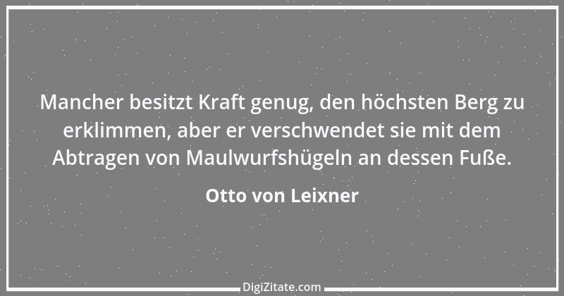 Zitat von Otto von Leixner 113