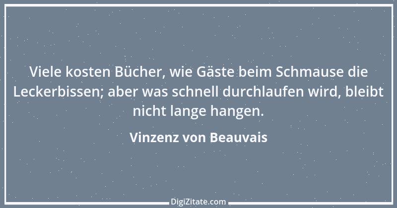 Zitat von Vinzenz von Beauvais 2