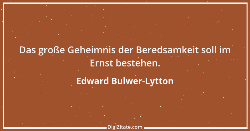 Zitat von Edward Bulwer-Lytton 16