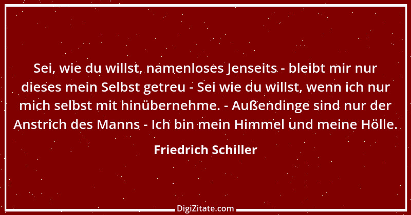 Zitat von Friedrich Schiller 1123