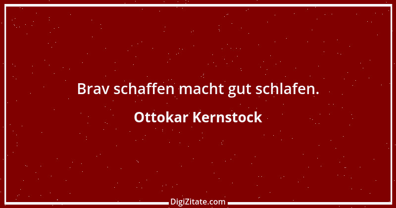 Zitat von Ottokar Kernstock 1