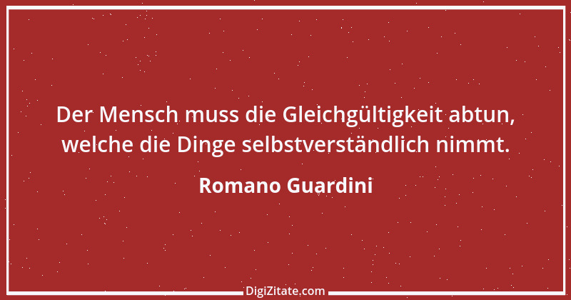 Zitat von Romano Guardini 1