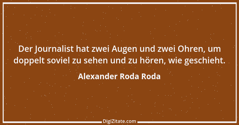 Zitat von Alexander Roda Roda 9