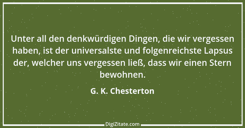 Zitat von G. K. Chesterton 155