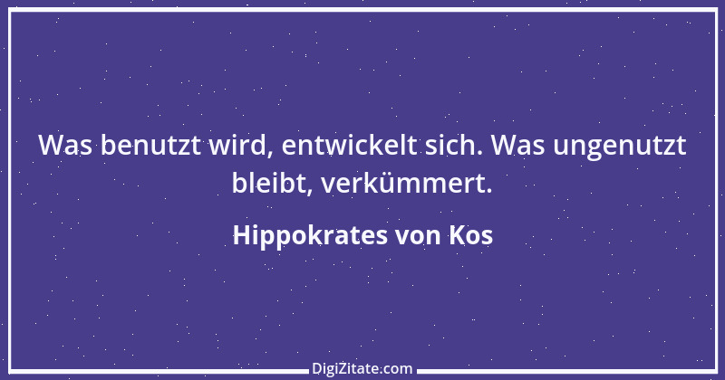 Zitat von Hippokrates von Kos 48