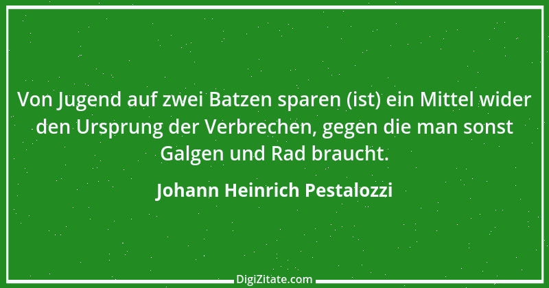 Zitat von Johann Heinrich Pestalozzi 78