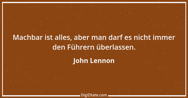 Zitat von John Lennon 1