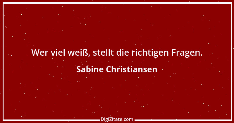 Zitat von Sabine Christiansen 4