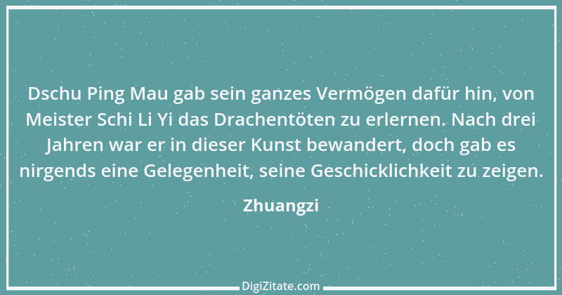 Zitat von Zhuangzi 72