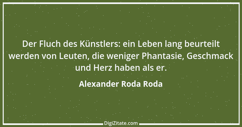 Zitat von Alexander Roda Roda 10