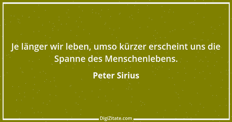 Zitat von Peter Sirius 8