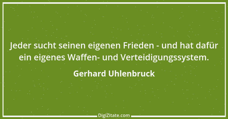 Zitat von Gerhard Uhlenbruck 429