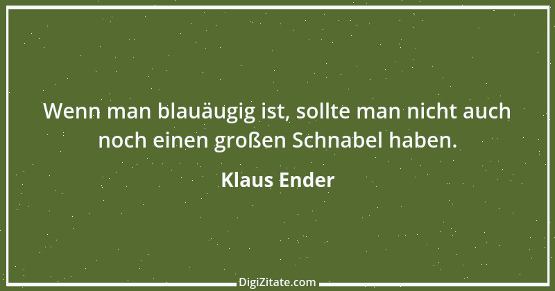 Zitat von Klaus Ender 282