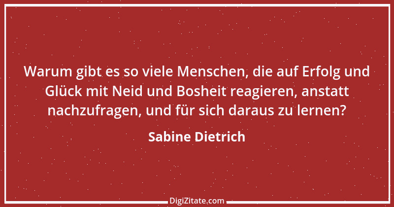 Zitat von Sabine Dietrich 1