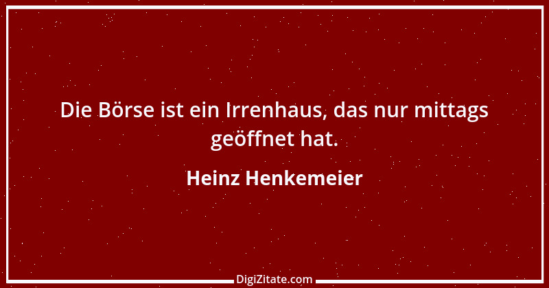 Zitat von Heinz Henkemeier 1