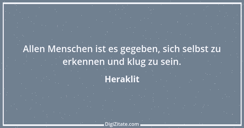 Zitat von Heraklit 21