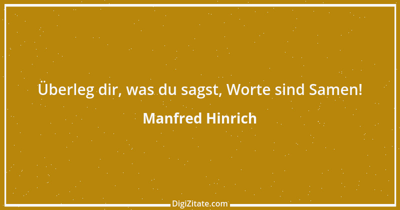 Zitat von Manfred Hinrich 1784