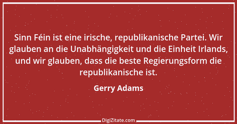 Zitat von Gerry Adams 1