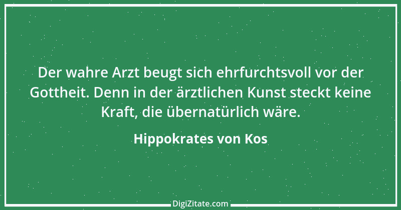 Zitat von Hippokrates von Kos 53