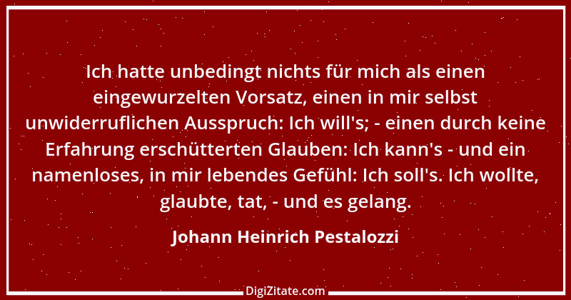 Zitat von Johann Heinrich Pestalozzi 83