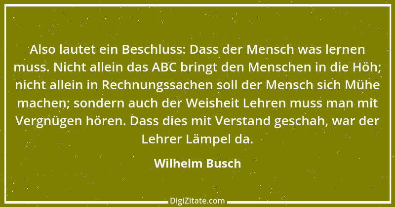 Zitat von Wilhelm Busch 164