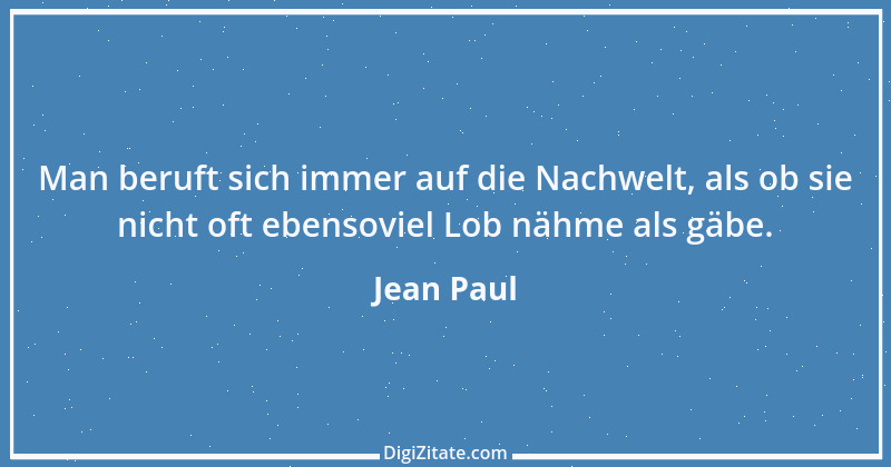 Zitat von Jean Paul 758