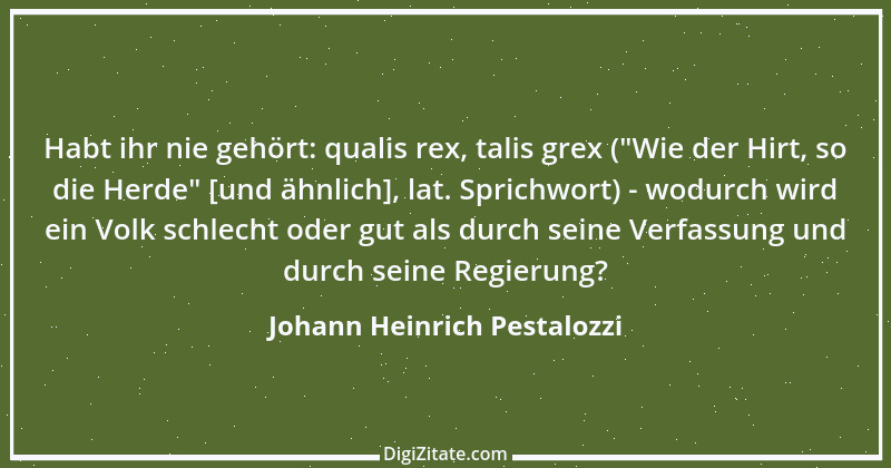 Zitat von Johann Heinrich Pestalozzi 84