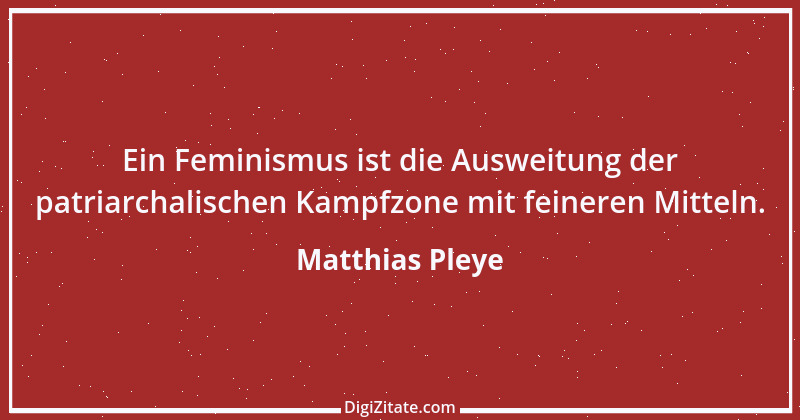 Zitat von Matthias Pleye 27