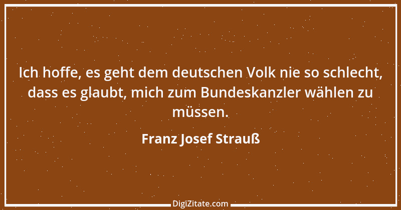 Zitat von Franz Josef Strauß 78