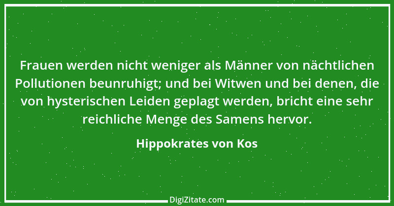 Zitat von Hippokrates von Kos 55