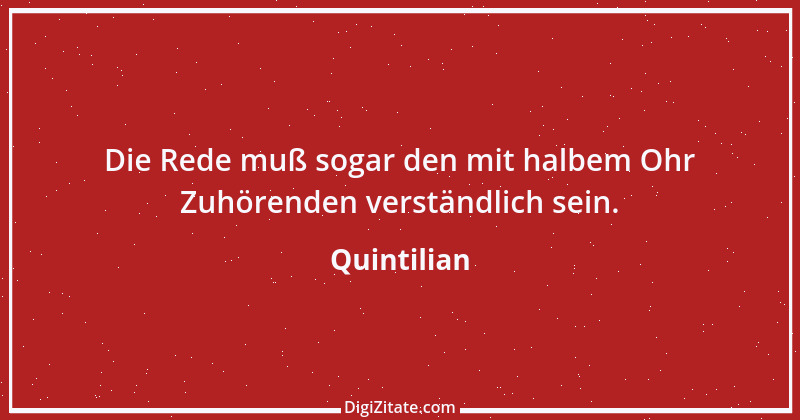 Zitat von Quintilian 23