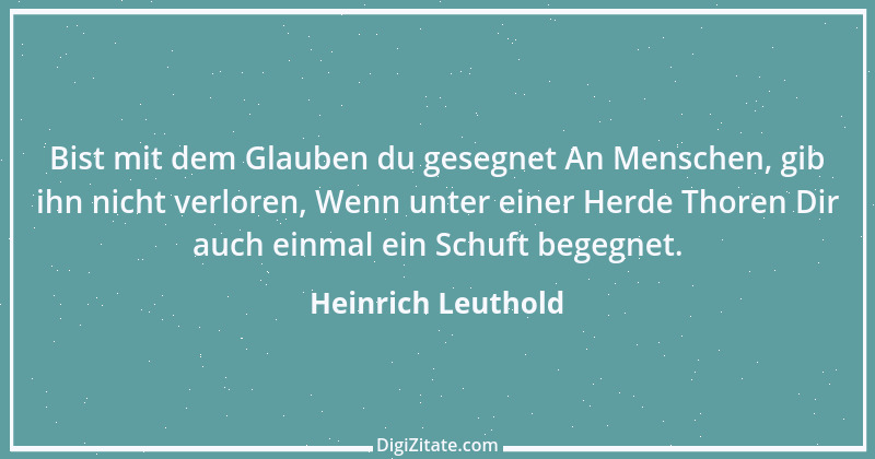 Zitat von Heinrich Leuthold 7