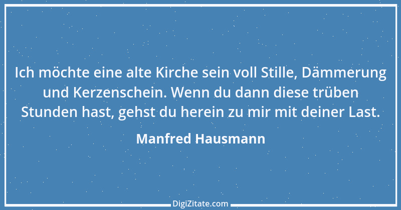 Zitat von Manfred Hausmann 3