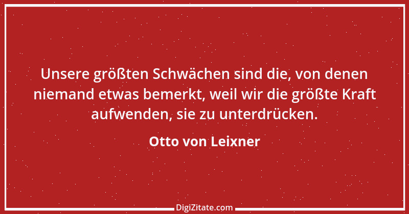 Zitat von Otto von Leixner 114