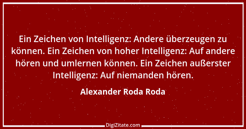 Zitat von Alexander Roda Roda 18