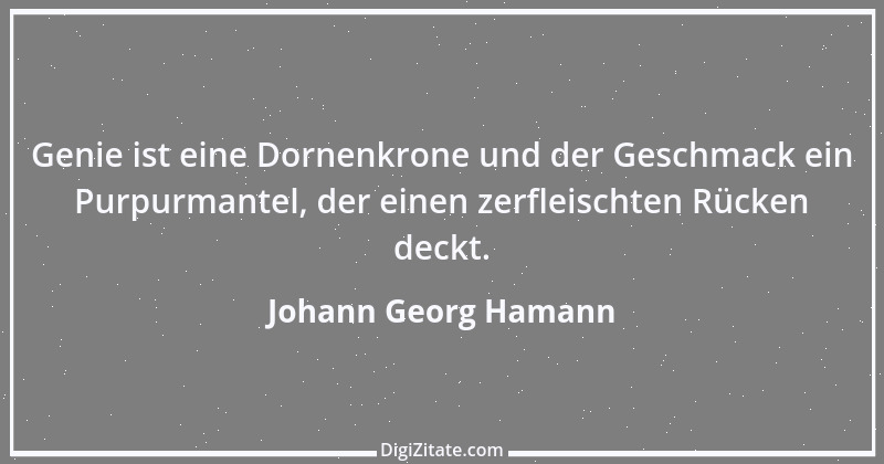 Zitat von Johann Georg Hamann 2