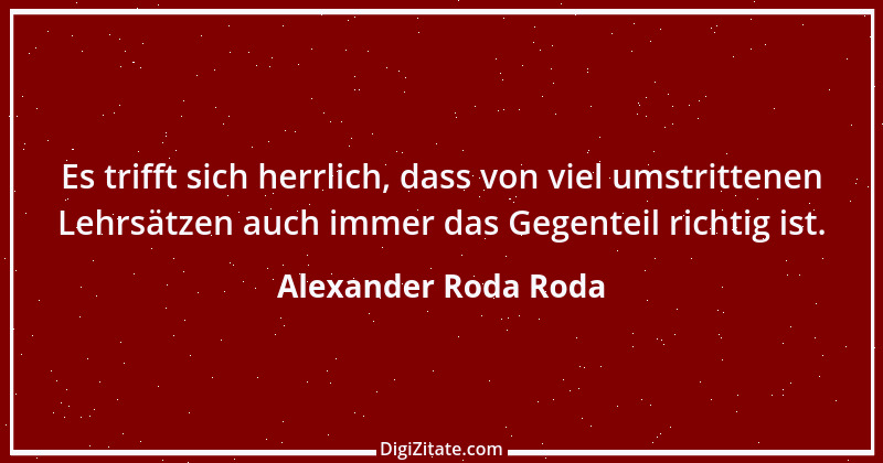 Zitat von Alexander Roda Roda 19