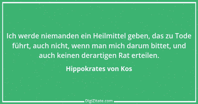 Zitat von Hippokrates von Kos 58