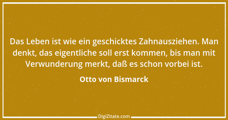 Zitat von Otto von Bismarck 315