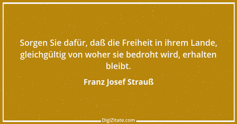 Zitat von Franz Josef Strauß 82