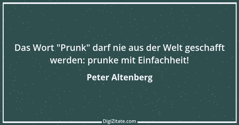 Zitat von Peter Altenberg 44