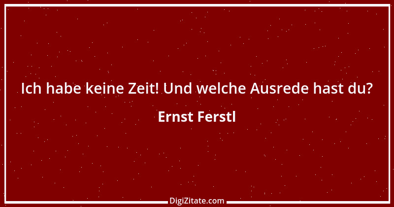 Zitat von Ernst Ferstl 1061