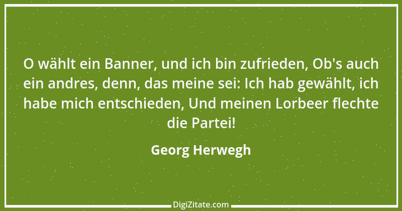 Zitat von Georg Herwegh 14