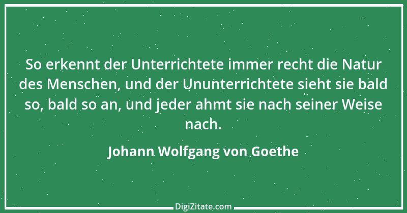 Zitat von Johann Wolfgang von Goethe 620