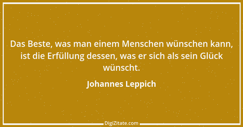 Zitat von Johannes Leppich 1