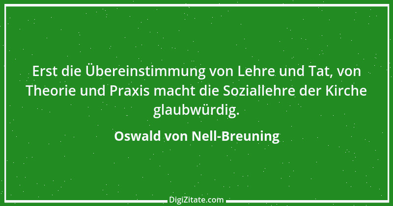 Zitat von Oswald von Nell-Breuning 1