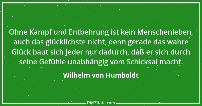 Zitat von Wilhelm von Humboldt 170