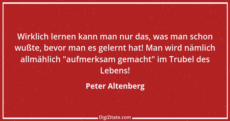 Zitat von Peter Altenberg 47