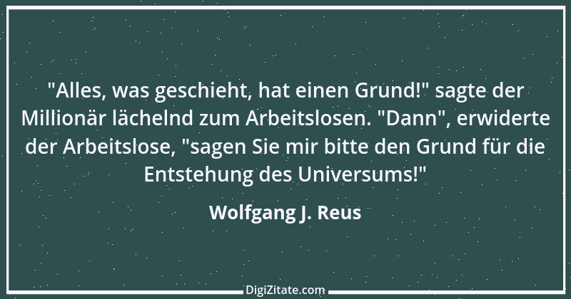 Zitat von Wolfgang J. Reus 1461