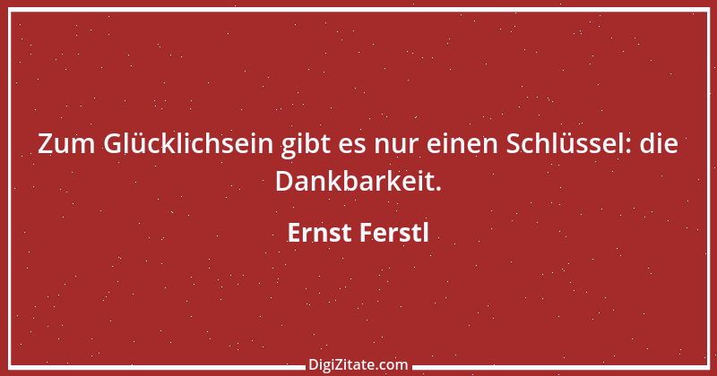 Zitat von Ernst Ferstl 1063